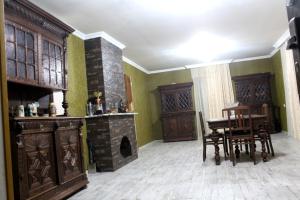 Kuchyň nebo kuchyňský kout v ubytování Guesthouse AlpenRose
