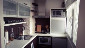 Kuchyňa alebo kuchynka v ubytovaní Apartmán Lucie