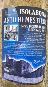 a sign for an antioch museum on a wall at La Torre in Isolabona