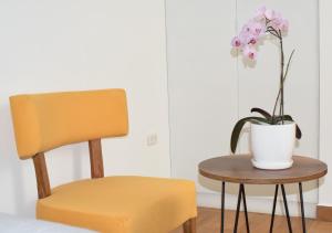 Istumisnurk majutusasutuses Majhu Hostal