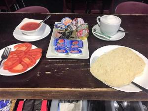 Morgenmad for gæster der bor på La Esperanza
