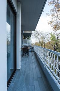 En balkong eller terrass på LOTOS HOUSE