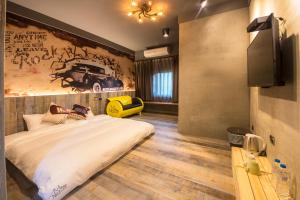Voodi või voodid majutusasutuse Meet the Bay Homestay toas