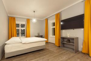Voodi või voodid majutusasutuse Hotel pod Kapličkou toas
