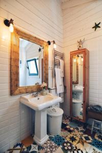 Un baño de Quinta de San Amaro Rias Baixas