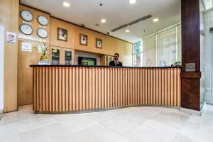 Ο χώρος του λόμπι ή της ρεσεψιόν στο Parkside Hotel Apartment