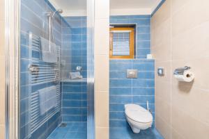 Koupelna v ubytování Hotel Kaskáda