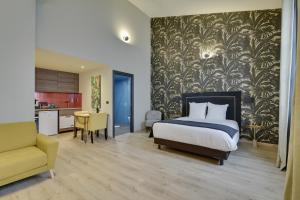 Villa Erizio, a bucolic and urban break客房内的一张或多张床位