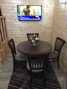 TV a/nebo společenská místnost v ubytování Vile Stefan