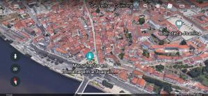 een kaart van de stad Montenegro en de oceaan bij ARMAZÉM VILAÇA - Ap. Lavoisier in Coimbra