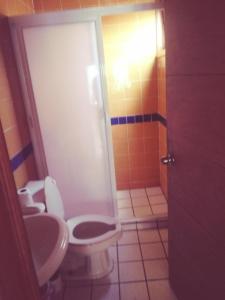 Koupelna v ubytování Cabaña "La Matera" + 18 fotografií