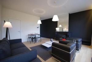 Posezení v ubytování Leopold5 Luxe-Design Apartment