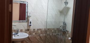 Koupelna v ubytování B&B Europa Hotel
