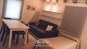 Posezení v ubytování Hotel Ristorante Cigno - Camere and Aparthotel
