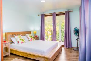 Postel nebo postele na pokoji v ubytování Cap-sud self catering