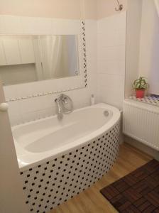 Koupelna v ubytování Apartmány Ruprechtov