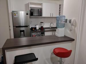 Kuchyň nebo kuchyňský kout v ubytování Departamento Vista Herradura