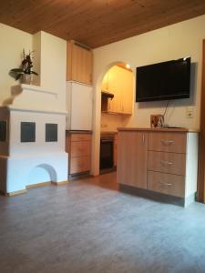 Kuchnia lub aneks kuchenny w obiekcie Ferienwohnung Angererhof