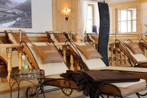 Istumisnurk majutusasutuses Hotel Alpenrose