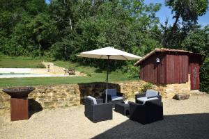 Zahrada ubytování Le Pompon D'Or