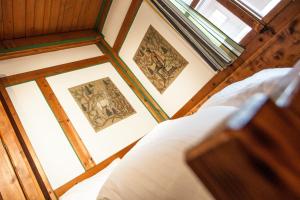 Posteľ alebo postele v izbe v ubytovaní Chalet Appartement Alpenherz