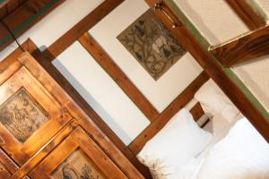 Posteľ alebo postele v izbe v ubytovaní Chalet Appartement Alpenherz