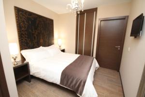 Łóżko lub łóżka w pokoju w obiekcie Alvear Suites