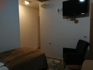 TV a/nebo společenská místnost v ubytování Rooms Sanja