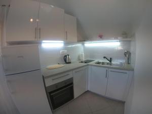 Kuchyň nebo kuchyňský kout v ubytování Apartment Vesna