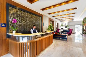 Vstupní hala nebo recepce v ubytování Artur Hotel