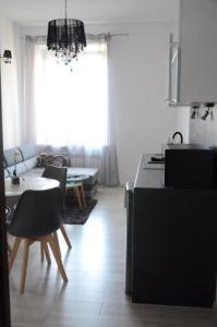 Kuchyňa alebo kuchynka v ubytovaní Multi Apartment Łąkowa 18/13