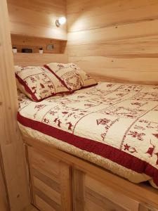 Postel nebo postele na pokoji v ubytování Gîte Bella Vita