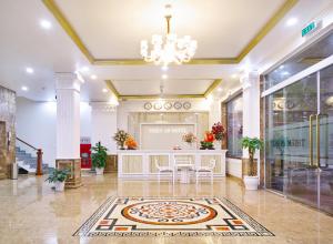 Lobbyen eller receptionen på Thiên An Hotel