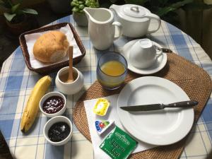 Možnosti snídaně pro hosty v ubytování La Reine Creole