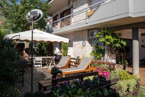 Zahrada ubytování B&B Villa Noemi
