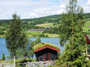 Puutarhaa majoituspaikan Valdres Høyfjellshotell ulkopuolella