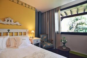 Cama o camas de una habitación en Quinta de San Amaro Rias Baixas