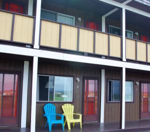 A balcony or terrace at Tidal Bore Inn