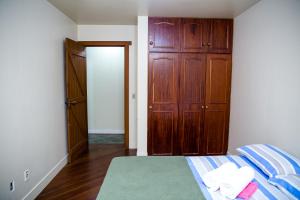 Postel nebo postele na pokoji v ubytování OM B&B + Spa