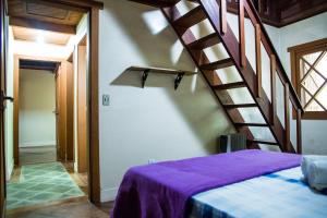 Postel nebo postele na pokoji v ubytování OM B&B + Spa