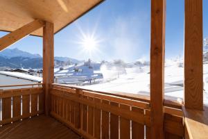 Widok na góry z tego hotelu