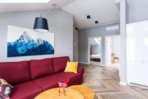 Posedenie v ubytovaní Apartament DOMANIS z widokiem na góry
