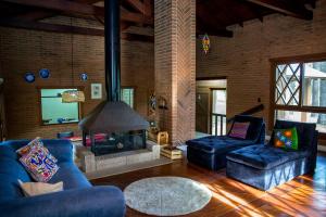 Posezení v ubytování OM B&B + Spa