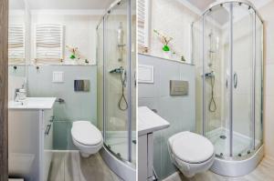 Łazienka w obiekcie Apartamenty Novomiejska 17
