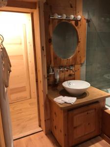 Koupelna v ubytování Gîte Bella Vita