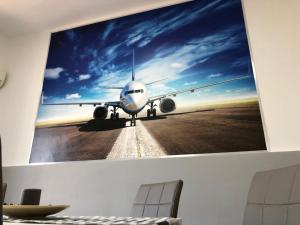 TV a/nebo společenská místnost v ubytování Sky house Napoli