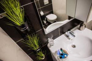 Koupelna v ubytování Rooms VERDE