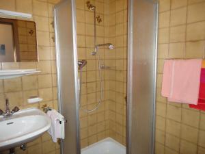 Kúpeľňa v ubytovaní Appartement Haus Gatterer