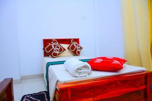 Postel nebo postele na pokoji v ubytování Hotel Kiyara