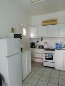 A kitchen or kitchenette at Apartment Espoir